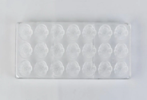 MOLDE RIGIDO BOMBONES FLOR