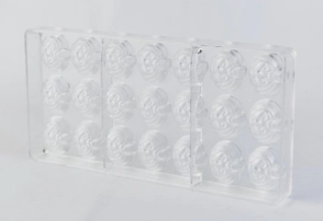 MOLDE RIGIDO BOMBONES FLOR