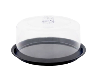CAMPANA 30 CM CRISTAL BASE PLASTICO YESI