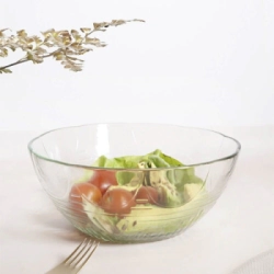 ENSALADERA 21 CM ROMA REDONDA VIDRIO DURAX