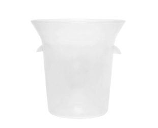 BALDE DE CHAMPAGNE TRASLUCIDO PLASTICO YESI