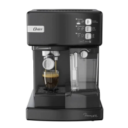 CAFETERA EXPRESSO PRIMA LATTE NEGRA OSTER