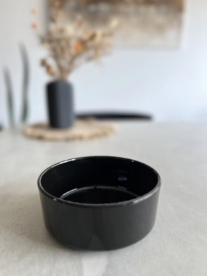 BOWL 15 CM NORDICO NEGRO CERAMICA SALDO NORDIK
