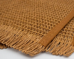 INDIVIDUAL RECTANGULAR 30 X 45 CM TEJIDO OSCURO