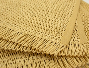 INDIVIDUAL RECTANGULAR 30 X 45 CM TEJIDO CLARO