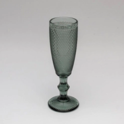 COPA DE CHAMPAGNE VINTAGE 160 ML VIDRIO GRIS HUMO