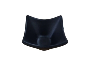 CAZUELA 6,5 CM DIP CUADRADA NEGRA MELAMINA