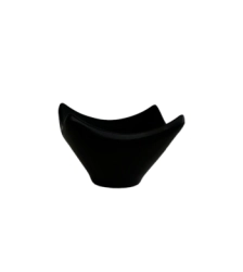 CAZUELA 6,5 CM DIP CUADRADA NEGRA MELAMINA