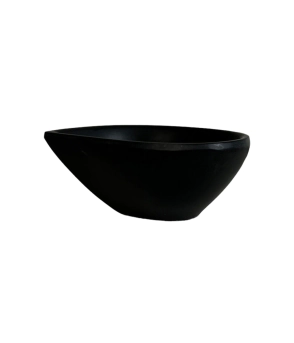 CAZUELA 10 CM DIP IRREGULAR NEGRA MELAMINA