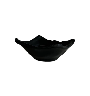 CAZUELA 8,5 CM DIP CUADRADA NEGRA MELAMINA