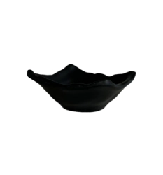 CAZUELA 8,5 CM DIP CUADRADA NEGRA MELAMINA