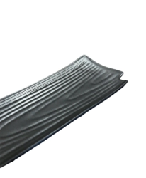 BANDEJA 27 X 10,5 CM RECTANGULAR NEGRA MELAMINA