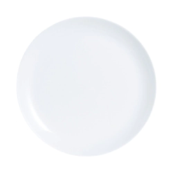 PLATO PLAYO 25 CM DIWALI BLANCO VIDRIO TEMPLADO LUMINARC