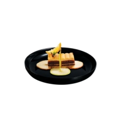 PLATO HONDO 25 CM COUSCOUS FRIENDS TIME NEGRO VIDRIO TEMPLADO LUMINARC