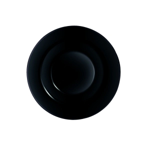 PLATO PASTERO 28 CM FRIENDS TIME NEGRO VIDRIO TEMPLADO LUMINARC