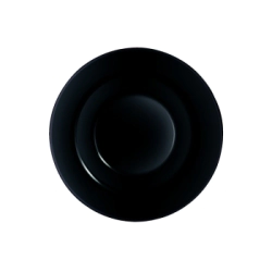 PLATO PASTERO 28 CM FRIENDS TIME NEGRO VIDRIO TEMPLADO LUMINARC