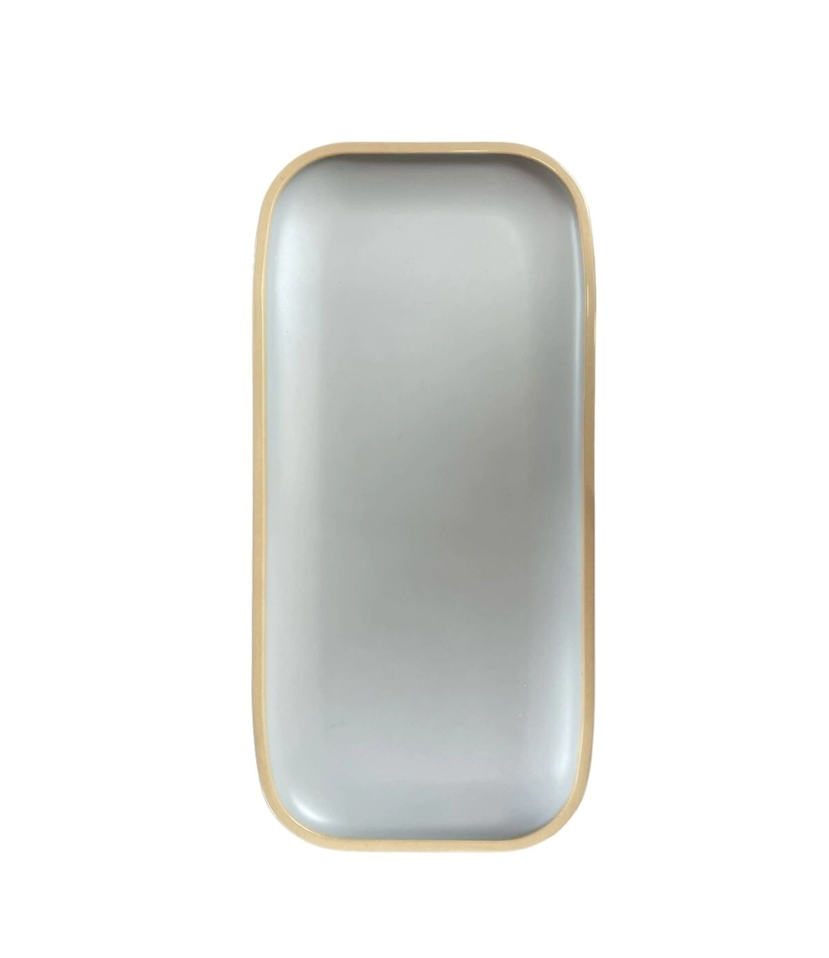 Fuentes Melamina RECTANGULAR GRIS BORDE NATURAL