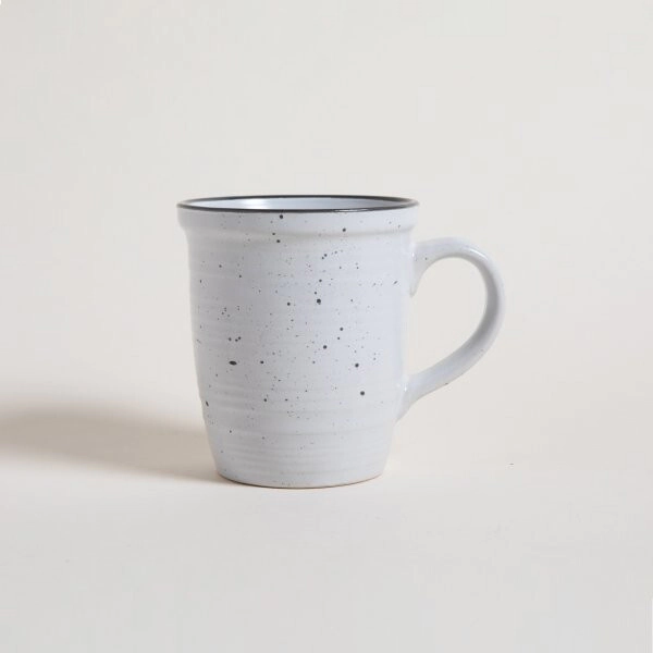 JARRO MUG 530 ML GRANITO CON BORDE GRIS