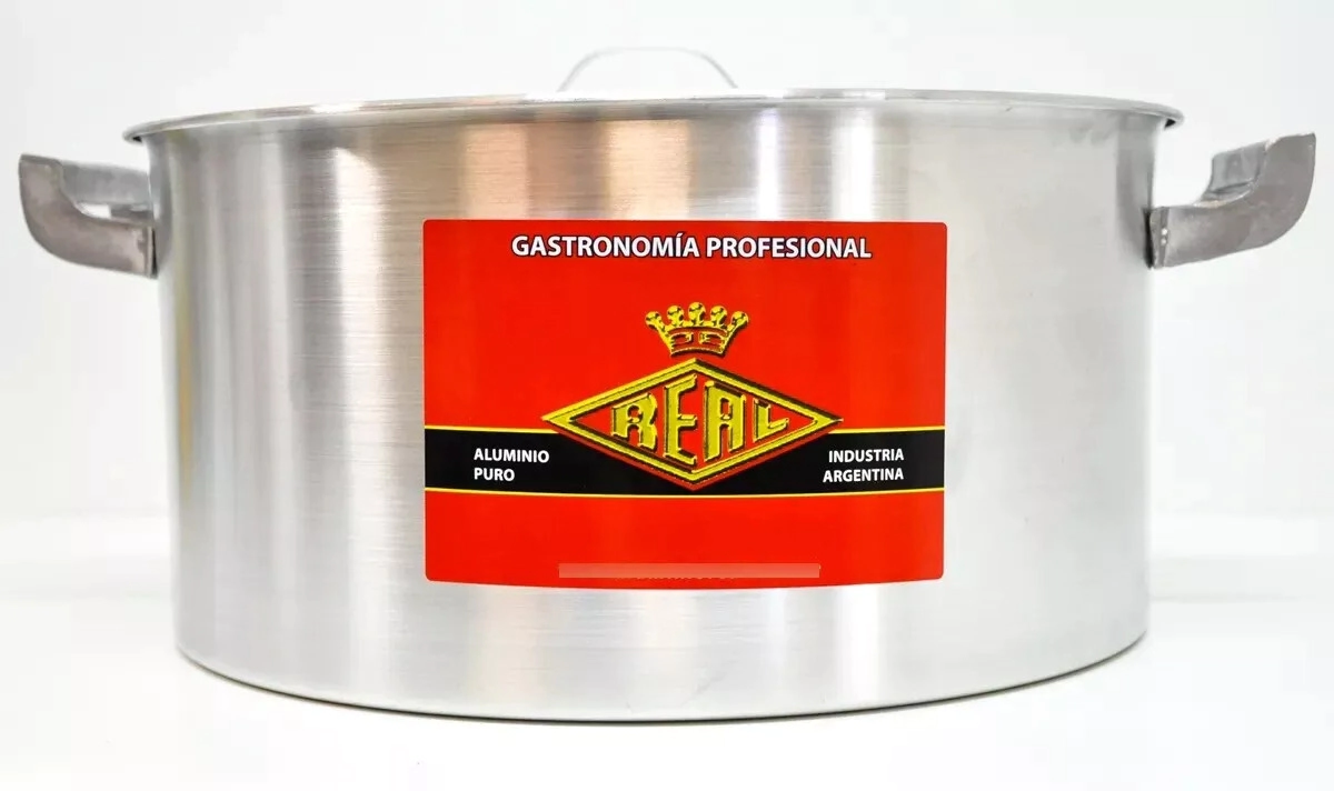 CACEROLA N� 50 50 LTS ALUMINIO REAL