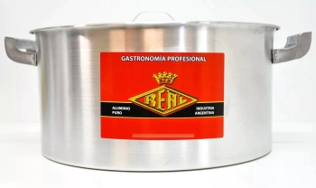 CACEROLA N� 50 50 LTS ALUMINIO REAL