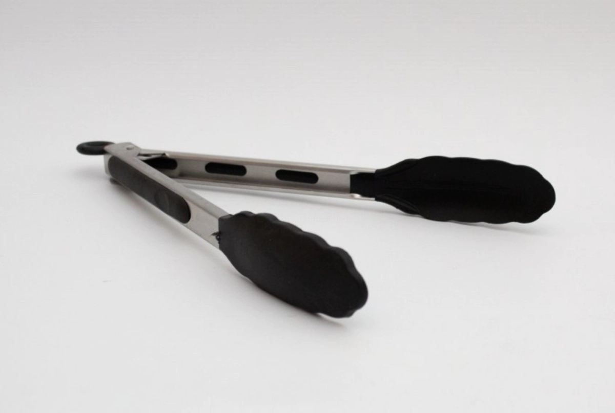 PINZA DE SILICONA 25 CM NEGRA