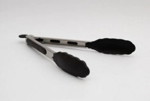 PINZA DE SILICONA 25 CM NEGRA