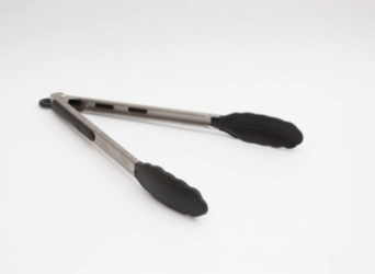 PINZA DE SILICONA 30 CM NEGRA