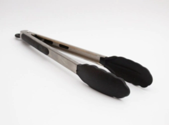 PINZA DE SILICONA 30 CM NEGRA