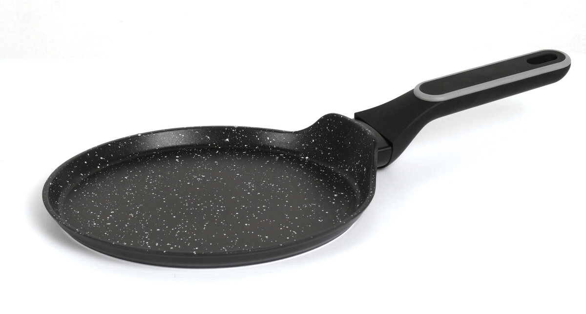 PANQUEQUERA N� 22 ANTIADHERENTE GRANITO CON SISTEMA DE INDUCCION NEGRO CAROL