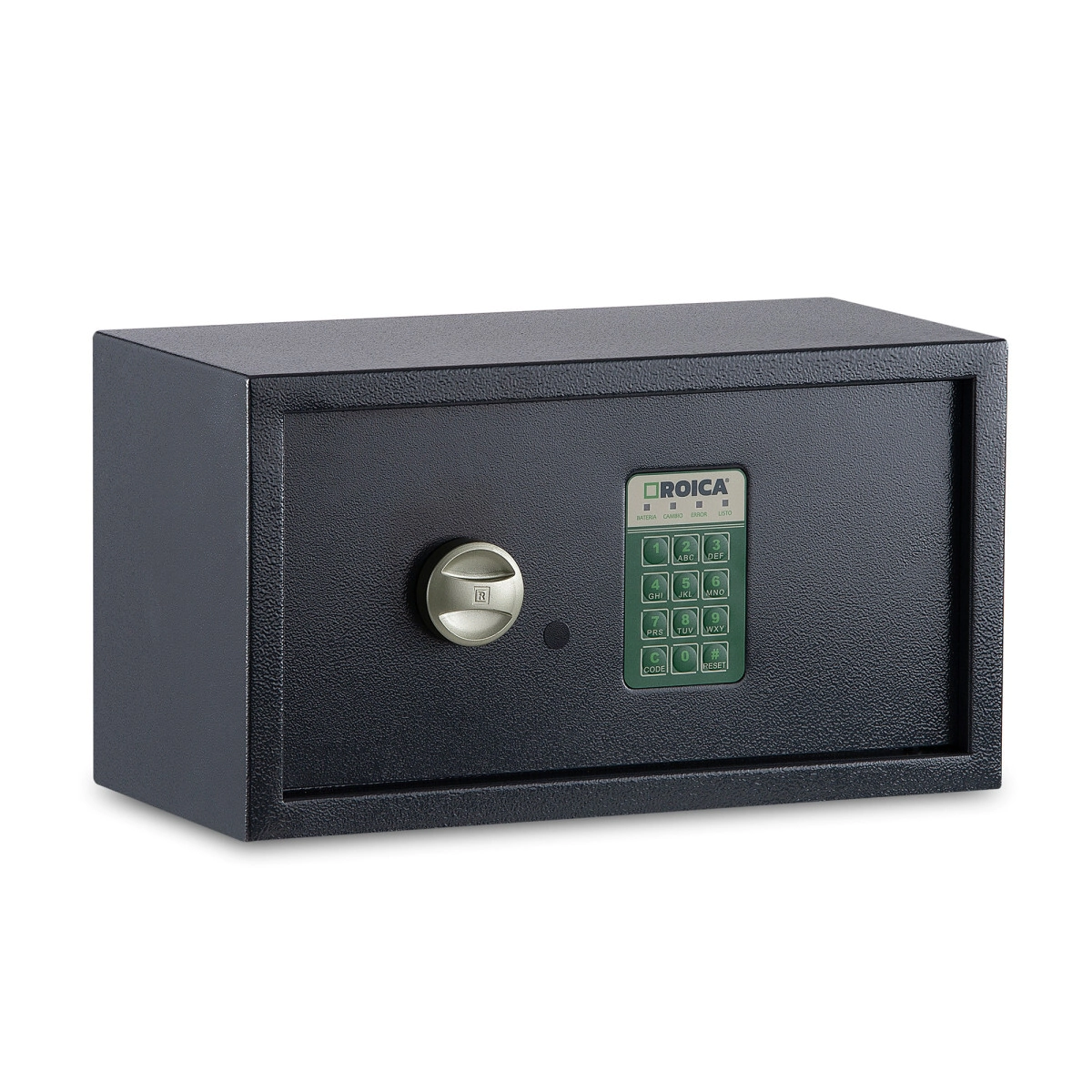 CAJA FUERTE LINEA HOTEL COMBINACION ELECTRONICA Y LLAVE 18 CM ROICA