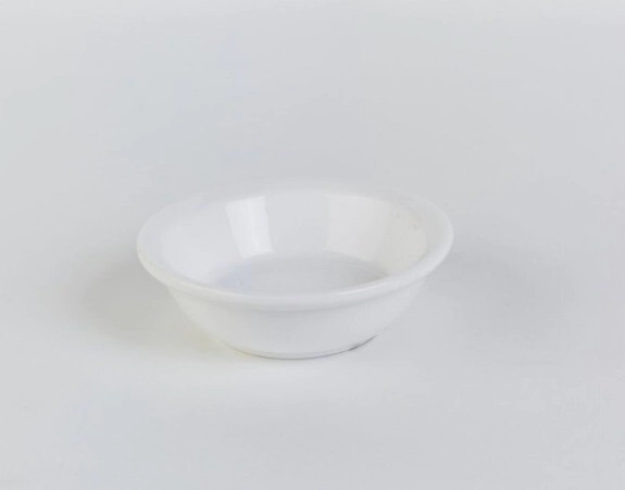 CAZUELA 8 CM REDONDA BAJA PORCELANA