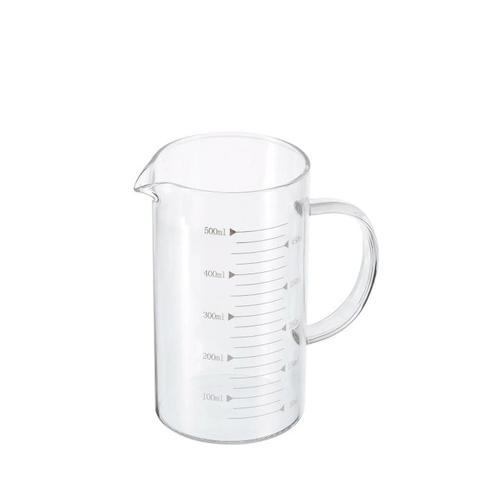 JARRA MEDIDORA 500 CC VIDRIO BOROSILICATADO