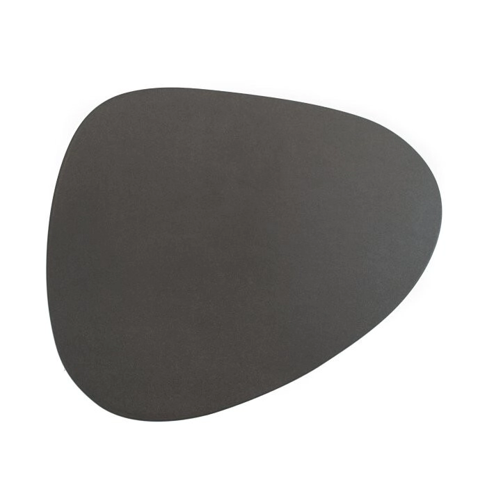 INDIVIDUAL SIMIL ECO CUERO IRREGULAR GRIS