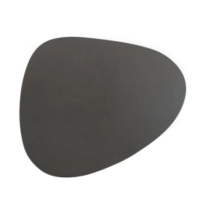 INDIVIDUAL SIMIL ECO CUERO IRREGULAR GRIS