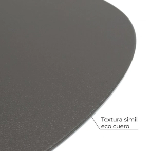 INDIVIDUAL SIMIL ECO CUERO IRREGULAR GRIS