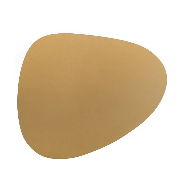 INDIVIDUAL SIMIL ECO CUERO IRREGULAR BEIGE