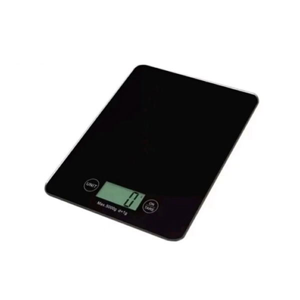 BALANZA DE COCINA 5 KG DIGITAL NEGRA