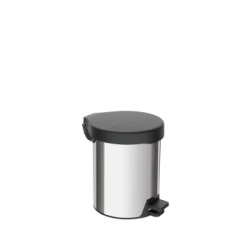 CESTO DE BASURA 5 LTS CON PEDAL Y TAPA DE POLIPROPILENO TRAMONTINA
