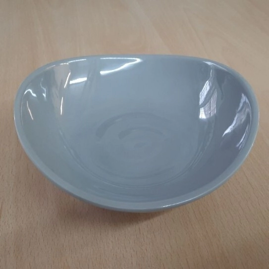 BOWL 17 CM IRREGULAR GRIS MELAMINA