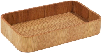 BANDEJA RECTANGULAR 23 X 13 X 4 CM ALTA MADERA CAROL