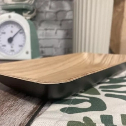 BANDEJA RECTANGULAR 25 X 14 X 3 CM MADERA COMBINADA CAROL