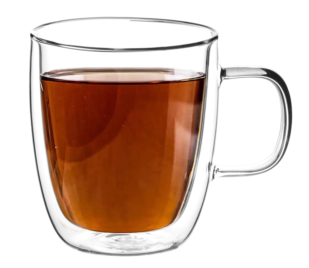 TAZA DOBLE VIDRIO 350 ML CON ASA CAROL