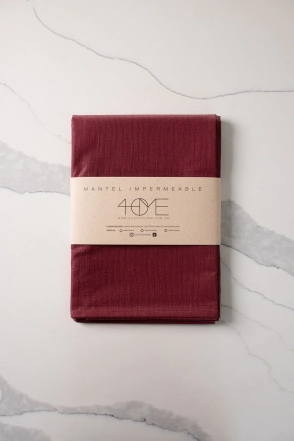 MANTEL IMPERMEABLE 1,4 X 2,5 MTS RAFIA BORDO