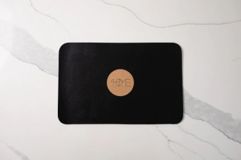 INDIVIDUAL FOLIA RECTANGULAR NEGRO