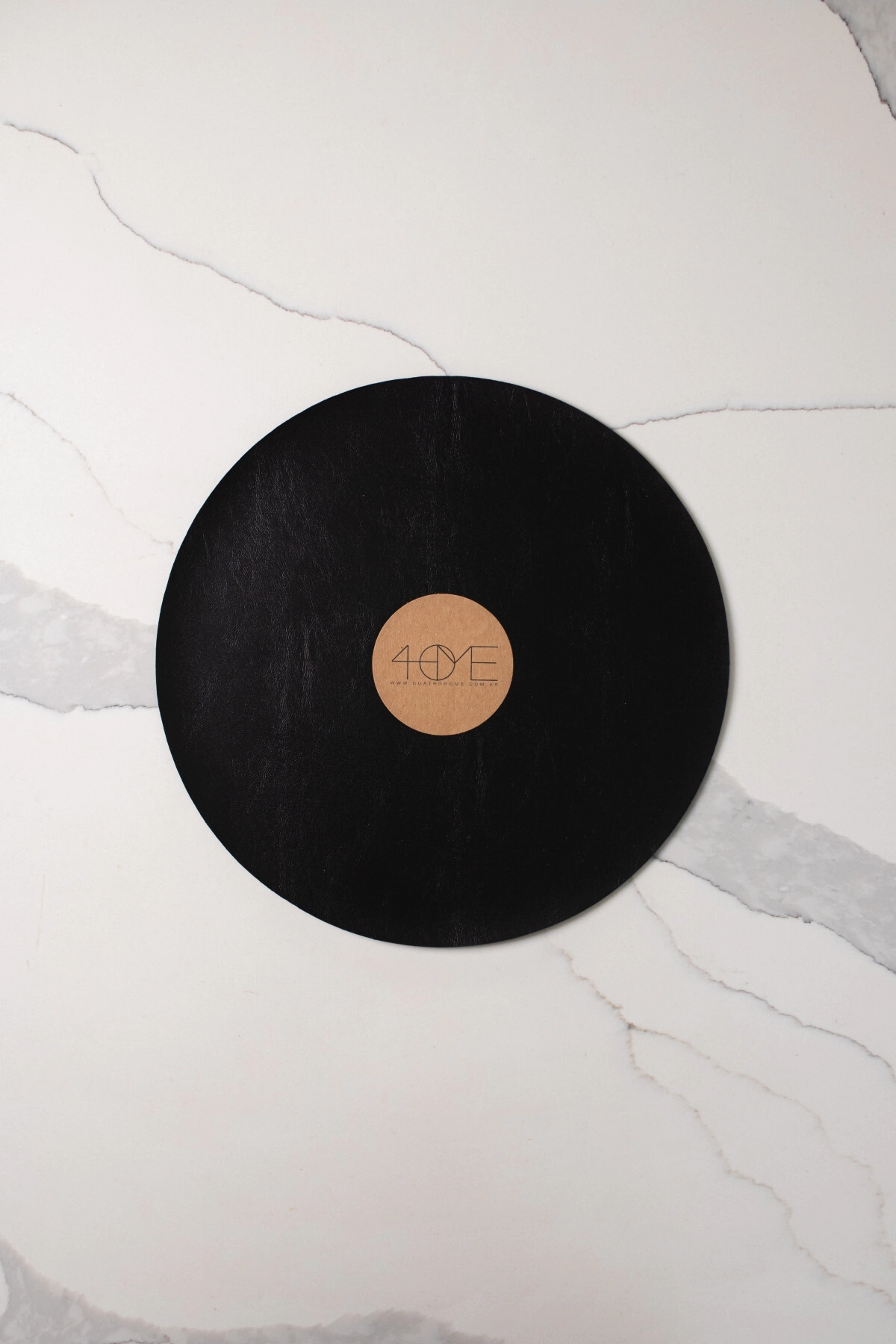 INDIVIDUAL FOLIA REDONDO NEGRO