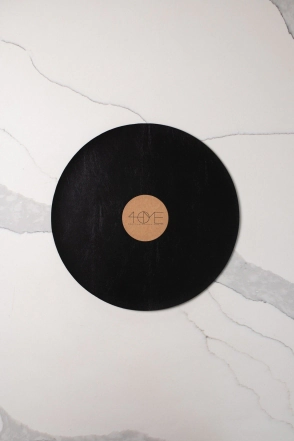 INDIVIDUAL FOLIA REDONDO NEGRO