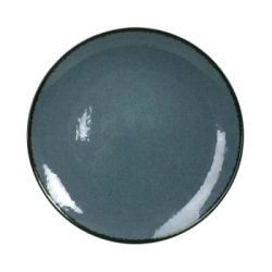 PLATO PLAYO 25 CM BLUE SPOTTED PORCELANA SALDO