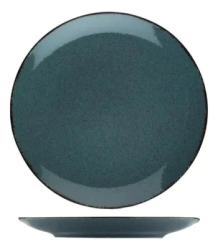 PLATO PLAYO 25 CM BLUE SPOTTED PORCELANA SALDO