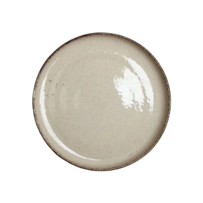 PLATO POSTRE 19 CM BEIGE IVORY PORCELANA SALDO