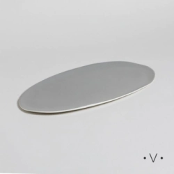 BANDEJA PLANA 43 X 22 CM CAPRI GREY VASSA